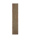 Northlight Pack Of 12 Beige Burlp And Red Trim Wired Christmas Craft Ribbon Spools In Brown