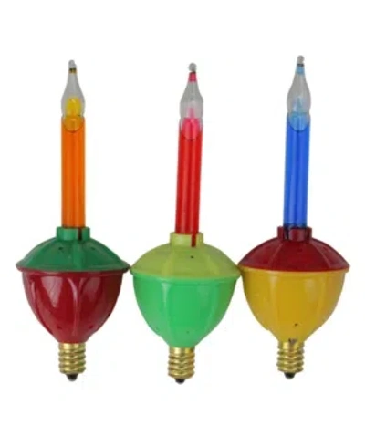 Northlight Pack Of 3 Multi-color C7 Retro Bubble Light Replacement Christmas Bulbs