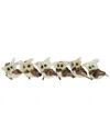 Northlight Pack Of 6 Holiday Moments Brown & Tan Owl Christmas Ornaments