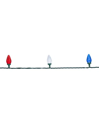 Northlight Patriotic Led C9 Faceted Christmas Lights In Multi