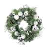 Northlight Pine Needle Pinecones And Ornaments Wreath In Green