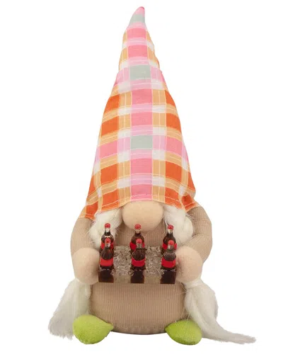 Northlight Plaid Springtime Gnome In Red
