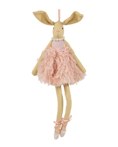Northlight Plush Ballerina Bunny Wall Decoration In Pink