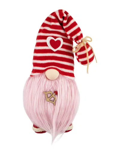 Northlight Plush Bow And Arrow Valentine's Day Gnome In Red