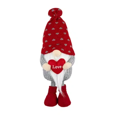 Northlight Plush Love Valentines Day Gnome In Red