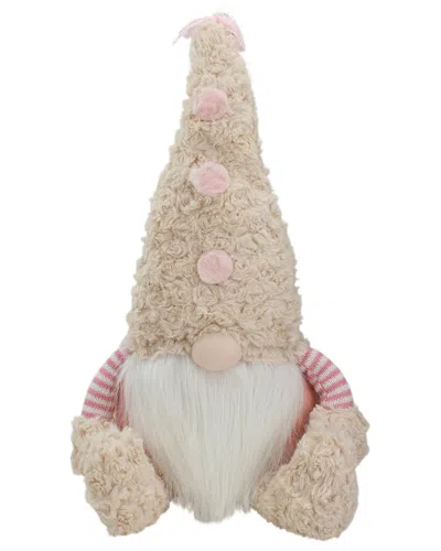 Northlight Plush Sitting Gnome Table Top Figure With Legs In Neutral