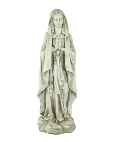 Northlight Praying Virgin Mary Outdoor Garden Statue In Gray