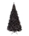 Northlight Pre-lit 9ft Artificial Tinsel Halloween Tree In Black