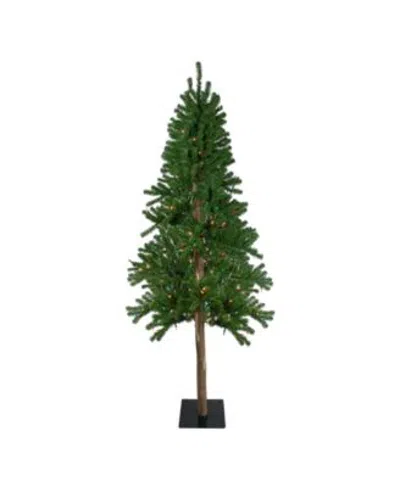 Northlight Pre Lit Medium Alpine Artificial Christmas Tree Collection In Green