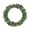 Northlight Pre-lit Mixed Cashmere Pine Artificial Christmas Wreath - 36-inch Clear Lights In Green