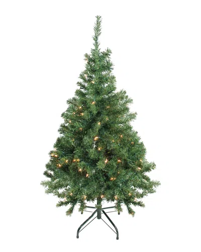 Northlight Pre-lit Niagara Pine Medium Artificial Christmas Tree In Green
