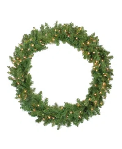 Northlight Pre-lit Northern Pine Artificial Christmas Wreath - 36-inch Clear Lights In Green