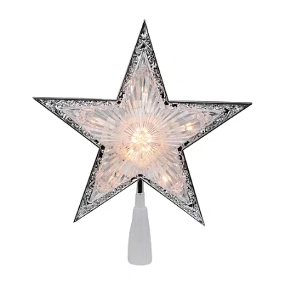 Northlight Pre-lit Star Christmas Tree Topper In Silver