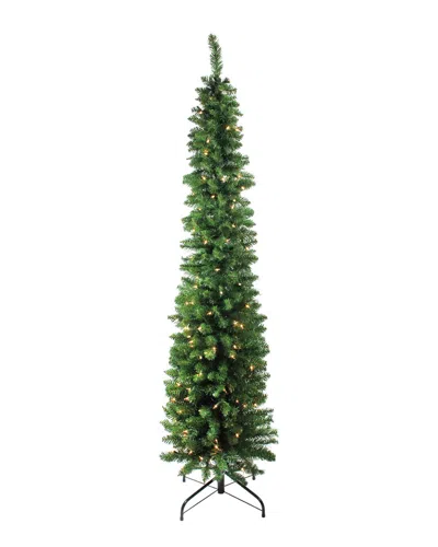 Northlight Pre-lit Traditional Green Pine Pencil Artificial Christmas Tree