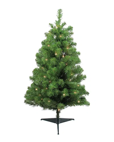 Northlight Pre-lit Traditional Noble Fir Medium Artificial Christmas Tree In Green
