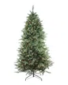Northlight Pre-lit Washington Frasier Fir Slim Artificial Christmas Tree