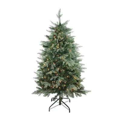 Northlight Prelit Medium Frasier 4 1/2 Foot Pre-lit Fir Christmas Tree In Green