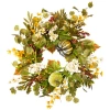 Northlight Pumpkins And Berries Artificial Fall Harvest Twig Wreath In Multi