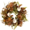 Northlight Pumpkins And Leaves Artificial Fall Harvest Wreath In Multi