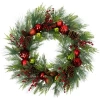Northlight Real Touch Berries, Pinecones And Ornaments Artificial Christmas Wreath In Green
