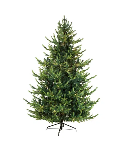Northlight Real Touch Elite Pre-lit Glenmora Pine 7' Artificial Christmas Tree In Green