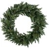 Northlight Real Touch Pre-lit Blue Spruce Artificial Christmas Wreath In Green