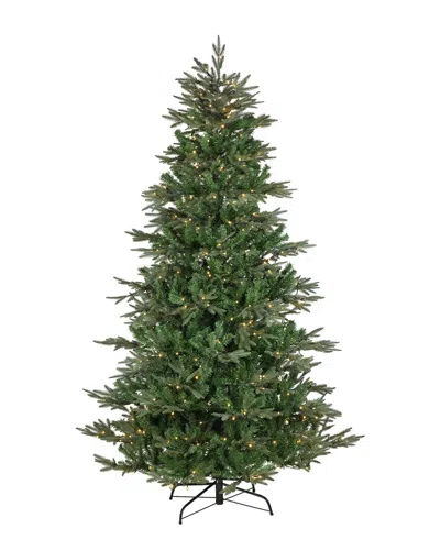 Northlight Real Touch Pre-lit Full Hudson Fir Artificial Christmas Tree In Green