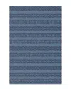 Northlight Rectangular Chevron Outdoor Area Rug In Blue