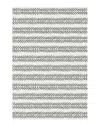 Northlight Rectangular Chevron Outdoor Area Rug In Gray
