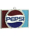 Northlight Red And Blue Pepsi Globe Logo European Crystal Christmas Ornament