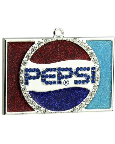 Northlight Red And Blue Pepsi Globe Logo European Crystal Christmas Ornament