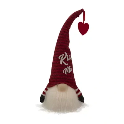 Northlight Red Striped Kiss Me Valentines Day Gnome In Multi