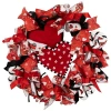 Northlight Ribbon And Twig Valentine's Day Wreath In Red