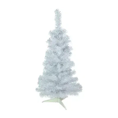 Northlight Rockport White Artificial Unlit 3 Foot Pine Christmas Tree
