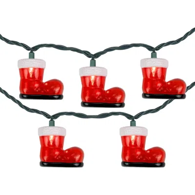 NORTHLIGHT NORTHLIGHT SANTA'S BOOTS CHRISTMAS LIGHT SET