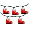 Northlight Santafts Boots String Lights In Red