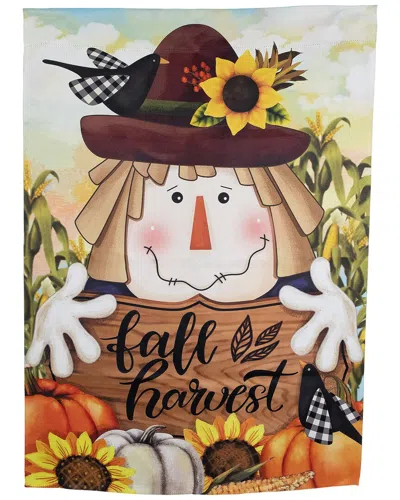 Northlight Scarecrow Fall Harvest Outdoor House Flag In Orange