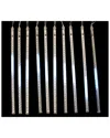 Northlight Set Of 10 Dripping Icicle Snowfall Christmas Light Tubes 20in