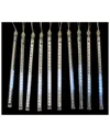 Northlight Set Of 10 Dripping Transparent Icicle Snowfall Christmas Light Tubes 12in