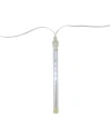 Northlight Set Of 10 Dripping Transparent Icicle Snowfall Christmas Light Tubes 6.5" In Clear