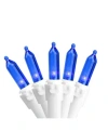 Northlight Set Of 100 Blue Led Mini Christmas Lights 4" Spacing In Blue