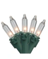 Northlight Set Of 100 Clear Mini Christmas Lights 2.5" Spacing In Clear