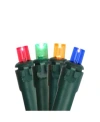 Northlight Set Of 100 Multi Color Led Wide Angle Christmas Lights - Green Wire In Multi