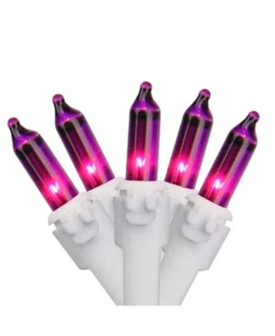Northlight Set Of 100 Purple-pink Mini Christmas Lights 2.5" Spacing