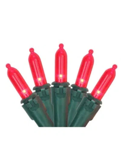 Northlight Set Of 100 Red Led Mini Christmas Lights 4" Spacing