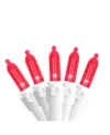 Northlight Set Of 100 Red Led Mini Christmas Lights 4" Spacing In Red