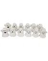 Northlight Set Of 12 Mini Ghost Decorations In White
