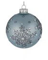 NORTHLIGHT NORTHLIGHT SET OF 2 JEWELED REFLECTIVE SNOWFLAKE ORNAMENTS