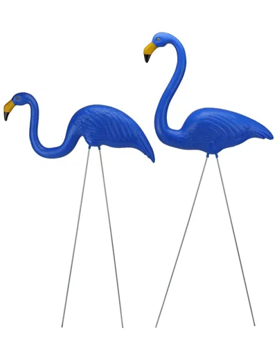 Northlight Set Of 2 Tropical Flamingo Outdoor Lawn Stakes
