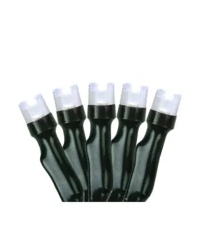 Northlight Set Of 20 Battery Operated Pure White Led Wide Angle Christmas Lights - Green Wire